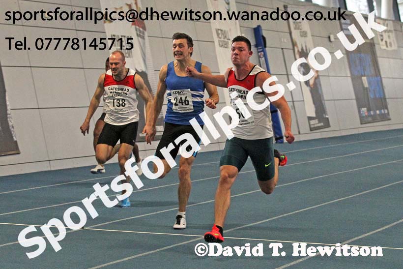 60 metres, North Eastern Indoor Champs. Photo: David T. Hewitson/Sports for All Pics